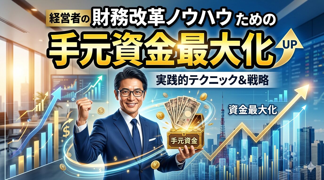 財務改革ノウハウ経営者のための手元資金最大化